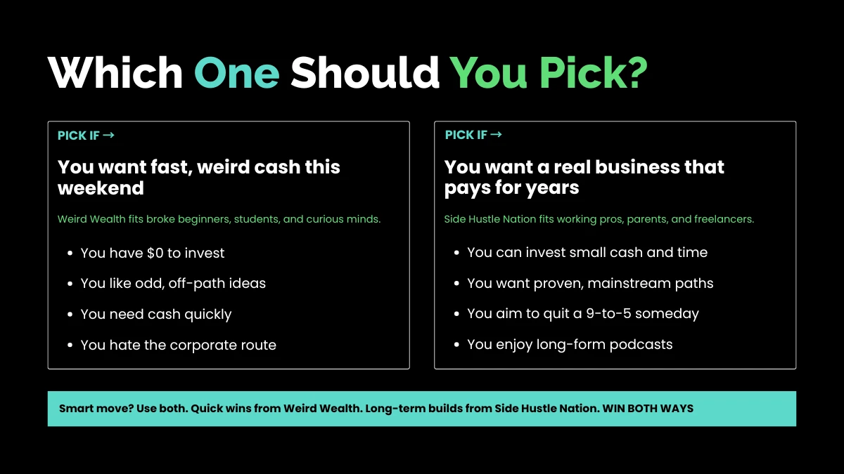 Which One Should You Pick