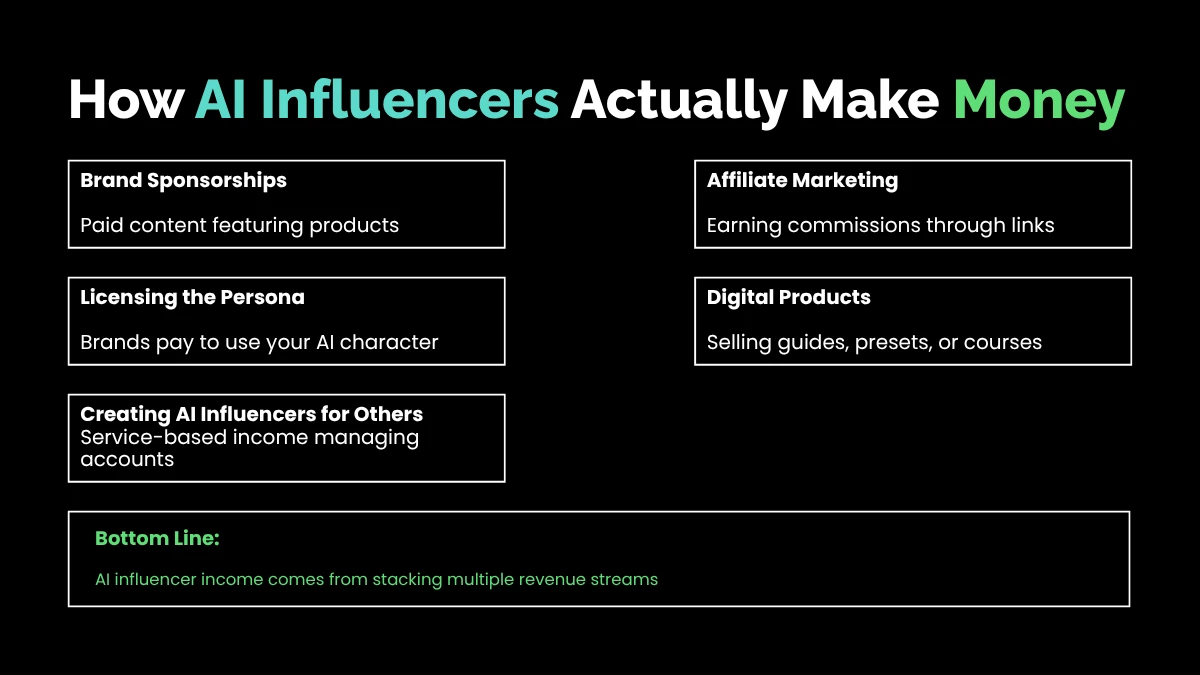 weirdwealth.io | AI Influencer Income: A Real Case Study on How Virtual Creators Are Making Serious Money