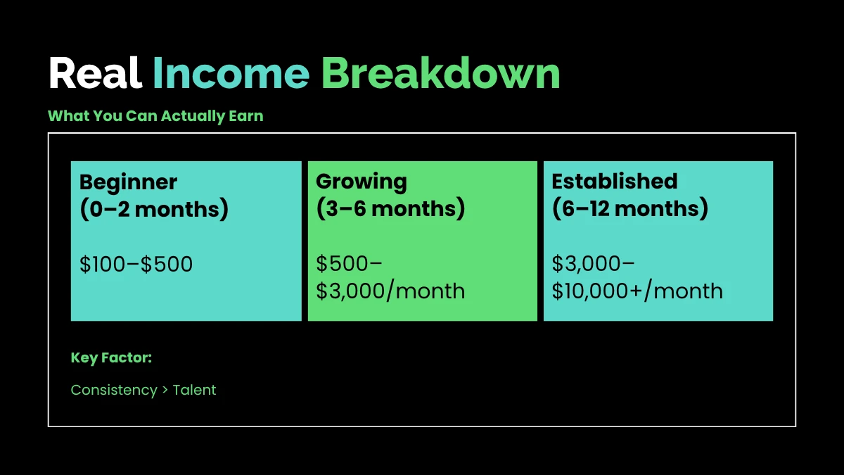 weirdwealth.io | How People Are Making Money Selling Digital Products with AI Realistic income breakdown for selling AI digital products over 12 months