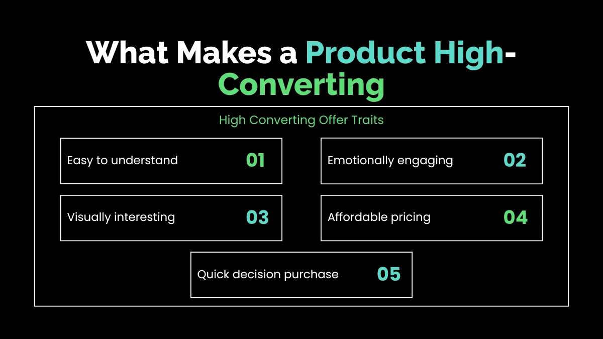 weirdwealth.io | Weird Affiliate Products That Convert Like Crazy What Makes a Product High-Converting
