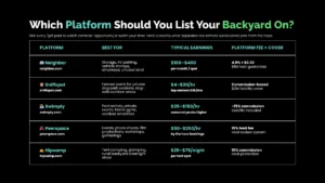 Which Platform Should You List Your Backyard