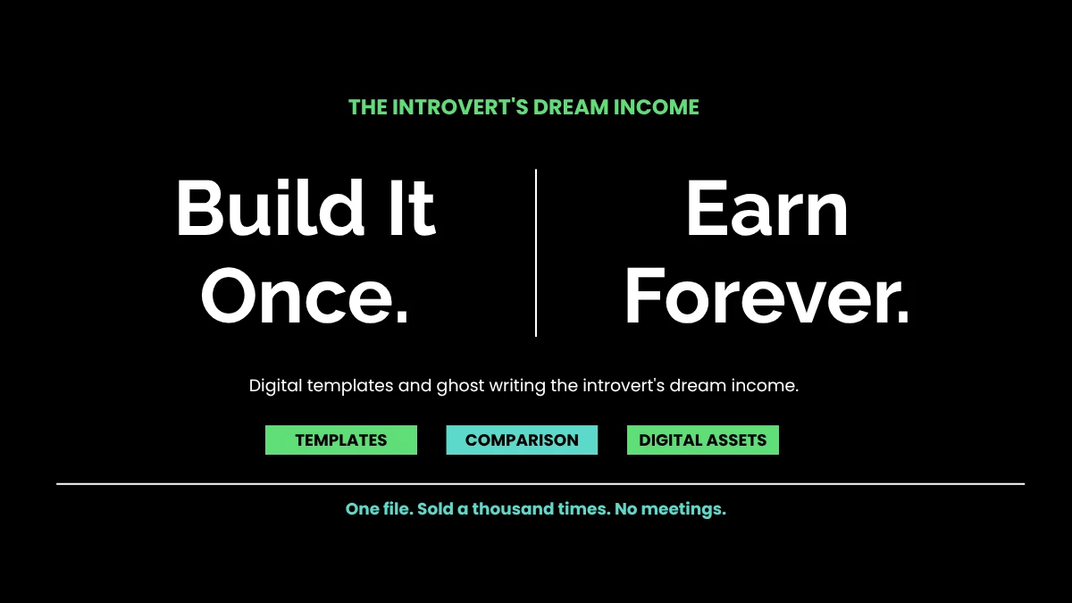 THE INTROVERT'S DREAM INCOME