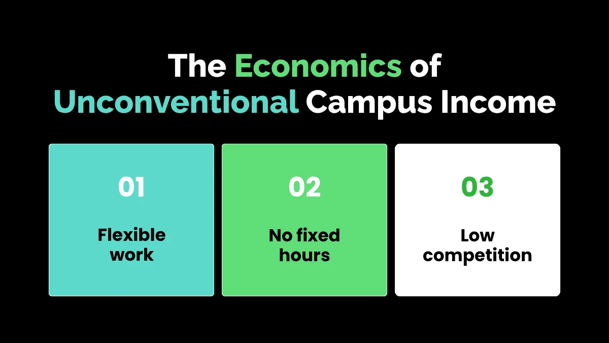 weirdwealth.io | 12 Quirky Side Hustles for College Students With No Money The Economics of Unconventional Campus Income