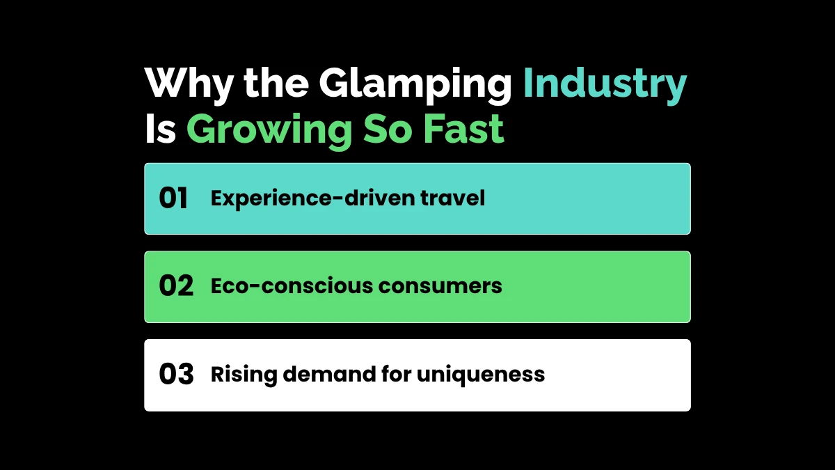 weirdwealth.io | Glamping Economy: The Luxury Camping Boom Why the Glamping Industry Is Growing So Fast