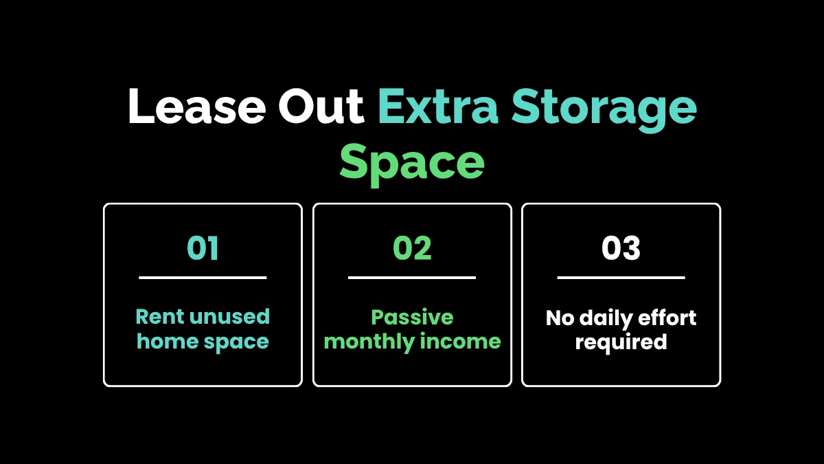 weirdwealth.io | 10 Unconventional Income Streams for Stay-at-Home Parents 4. Lease Out Extra Storage Space