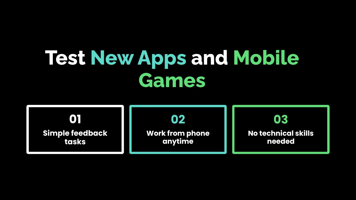 weirdwealth.io | 10 Unconventional Income Streams for Stay-at-Home Parents 9. Test New Apps and Mobile Games