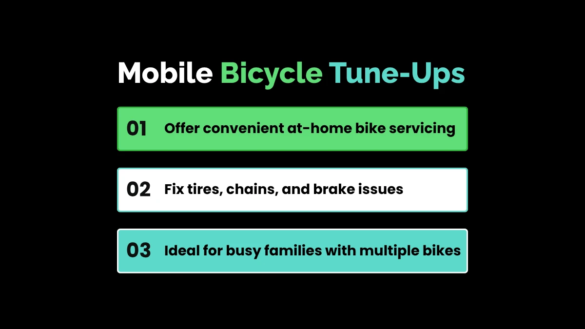 13. Mobile Bicycle Tune-Ups