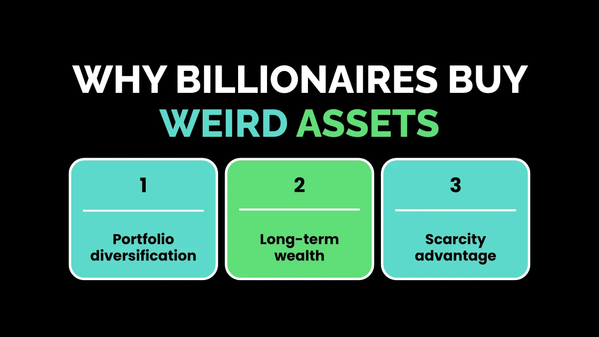 Why Billionaires Buy Weird Assets
