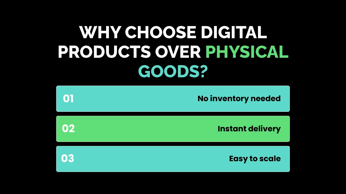 weirdwealth.io | WeirdWealth Digital Products Guide: Create and Sell Digital Products Why Choose Digital Products Over Physical Goods?