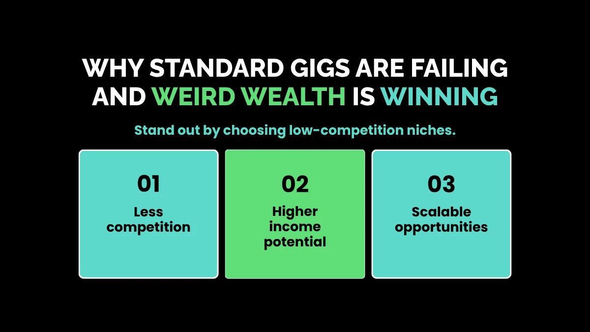 weirdwealth.io | Weird Wealth Side Hustles: Unique Online Income Ideas That Actually Work in 2026 Why Standard Gigs are Failing and Weird Wealth is Winning