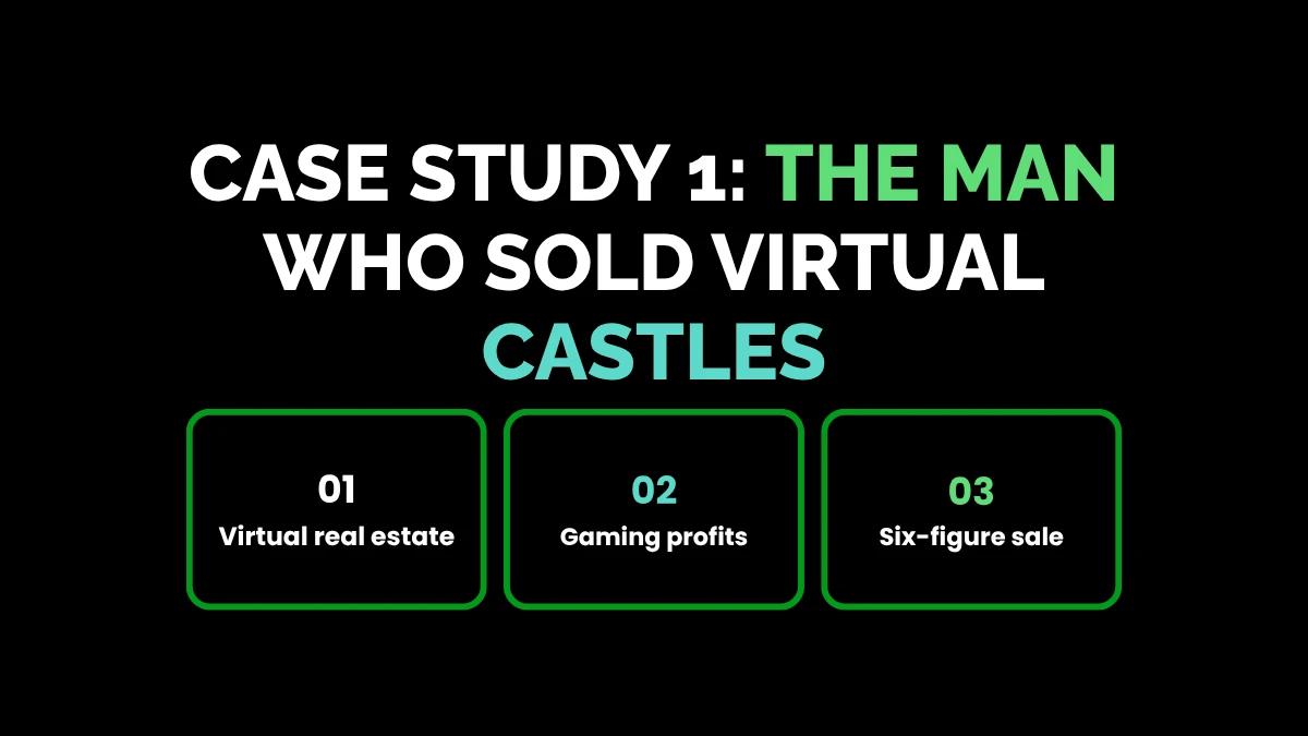 weirdwealth.io | WeirdWealth Success Stories: Real People Building Wealth Through Unconventional Income Streams Case Study 1: The Man Who Sold Virtual Castles