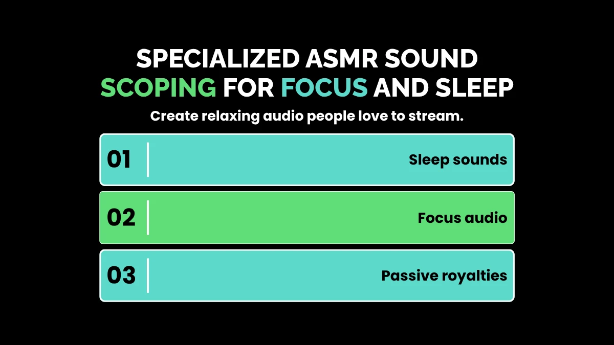 weirdwealth.io | Weird Wealth Side Hustles: Unique Online Income Ideas That Actually Work in 2026 2. Specialized ASMR Sound Scoping for Focus and Sleep