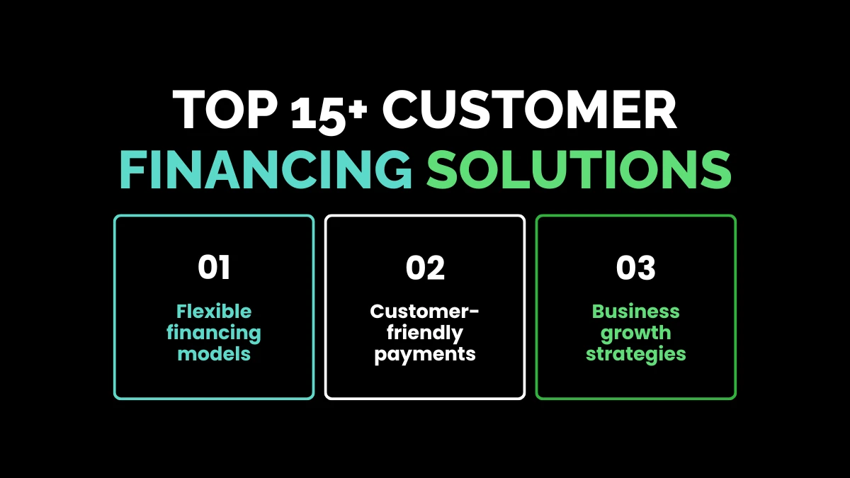 weirdwealth.io | Customer Financing Solutions: 15+ Options You Can Offer Top 15+ Customer Financing Solutions