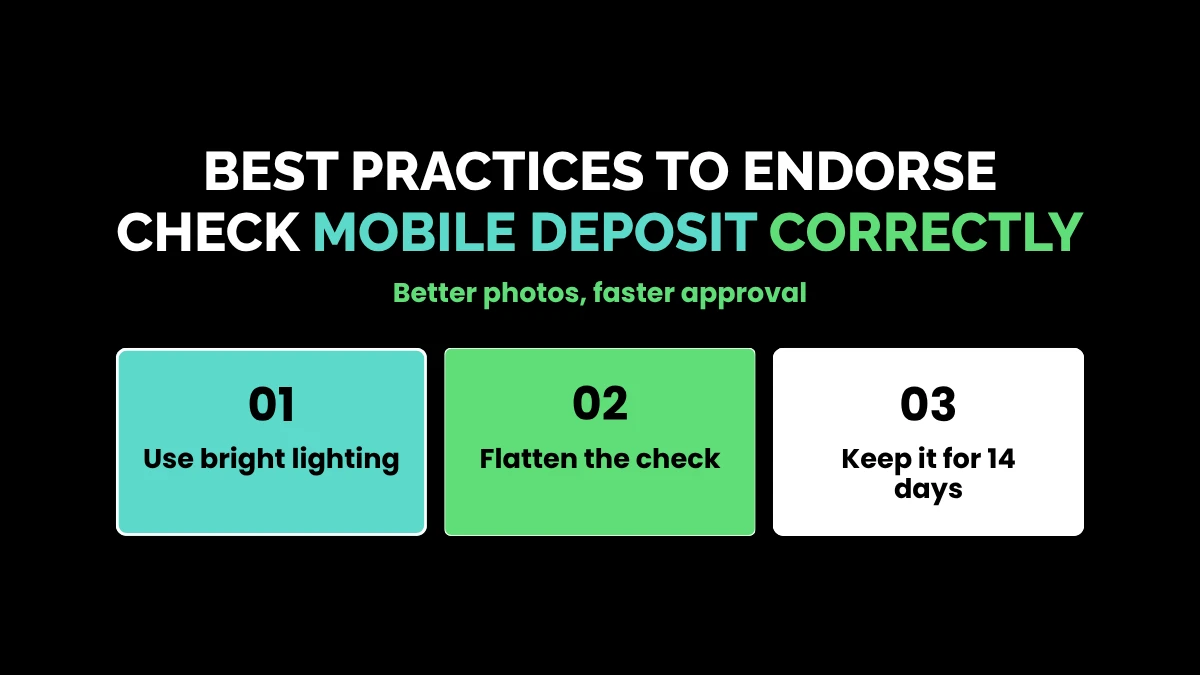weirdwealth.io | How to Endorse a Check for Mobile Deposit Best Practices to Endorse Check Mobile Deposit Correctly
