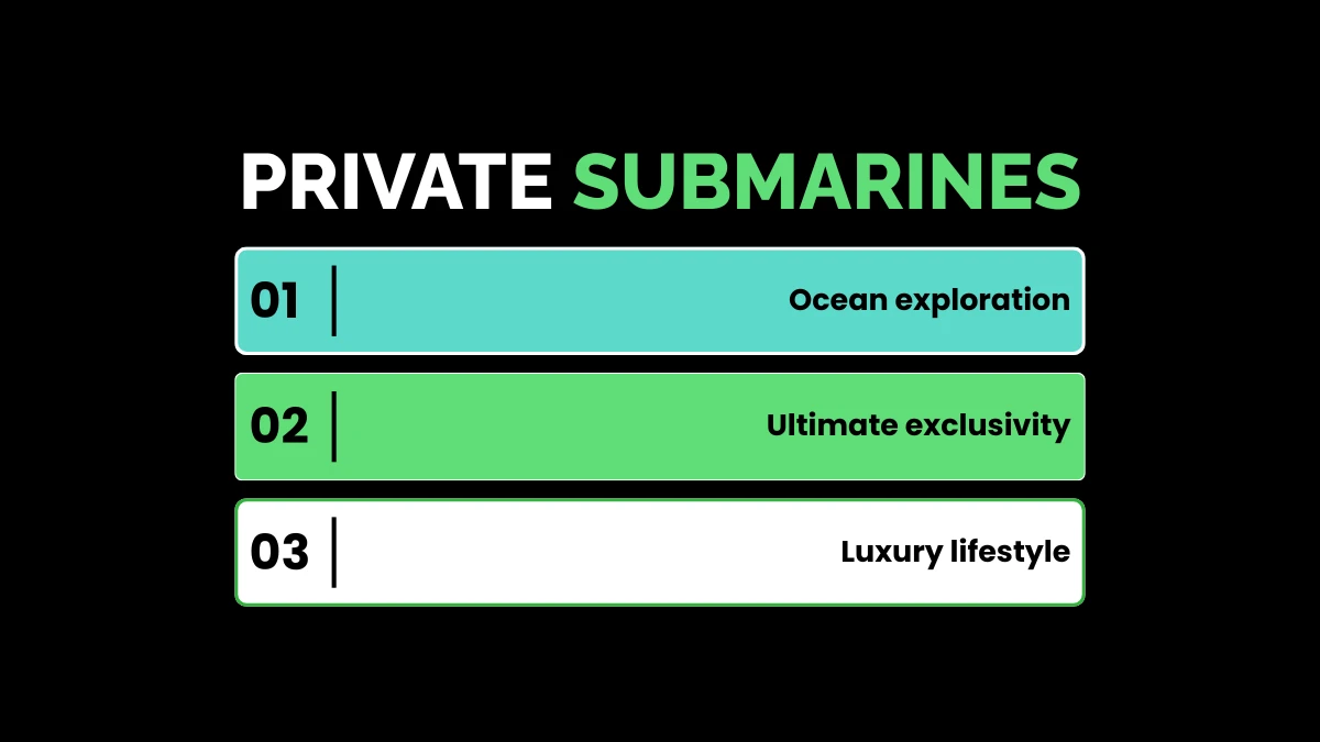9. Private Submarines