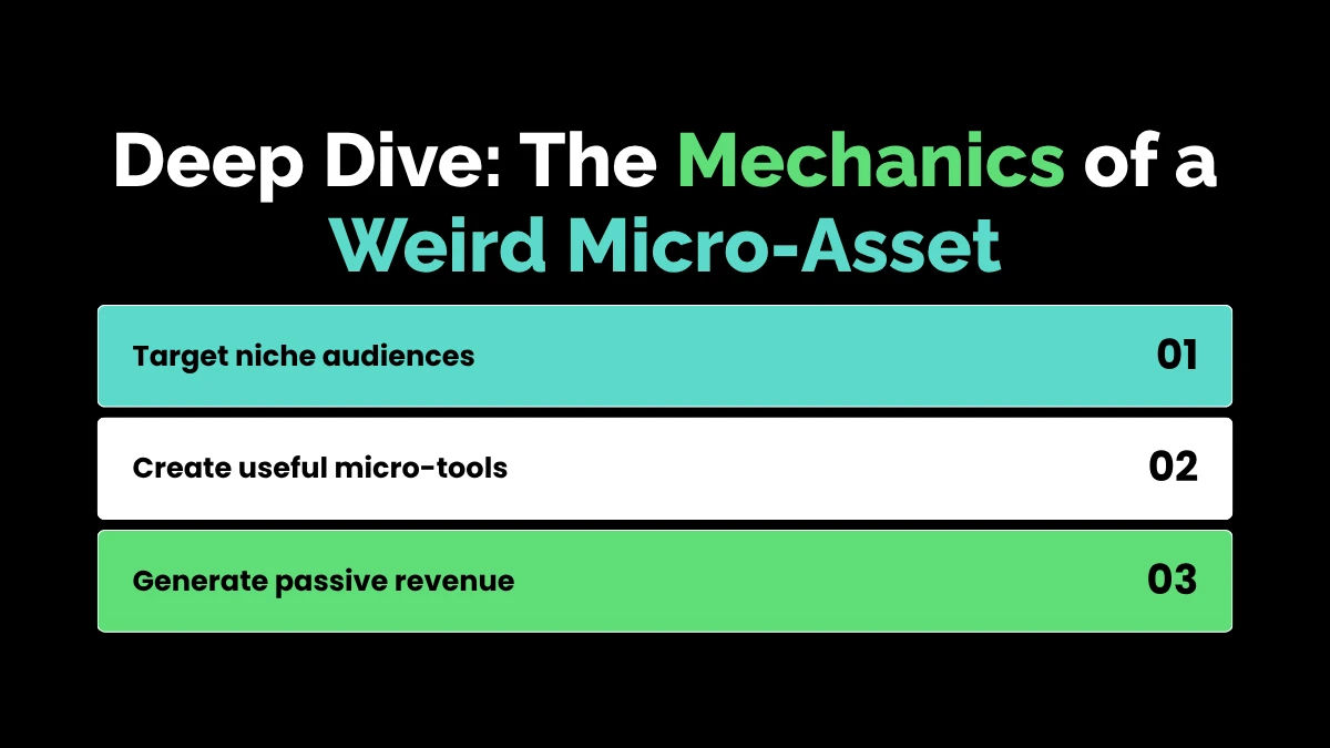 weirdwealth.io | WeirdWealth: Your Ultimate Guide to Unconventional Ways to Build Wealth Online Deep Dive: The Mechanics of a Weird Micro-Asset