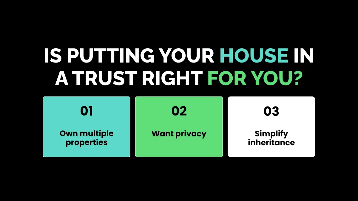 weirdwealth.io | How to Put Your House in a Trust (Step-by-Step) Is Putting Your House in a Trust Right for You?