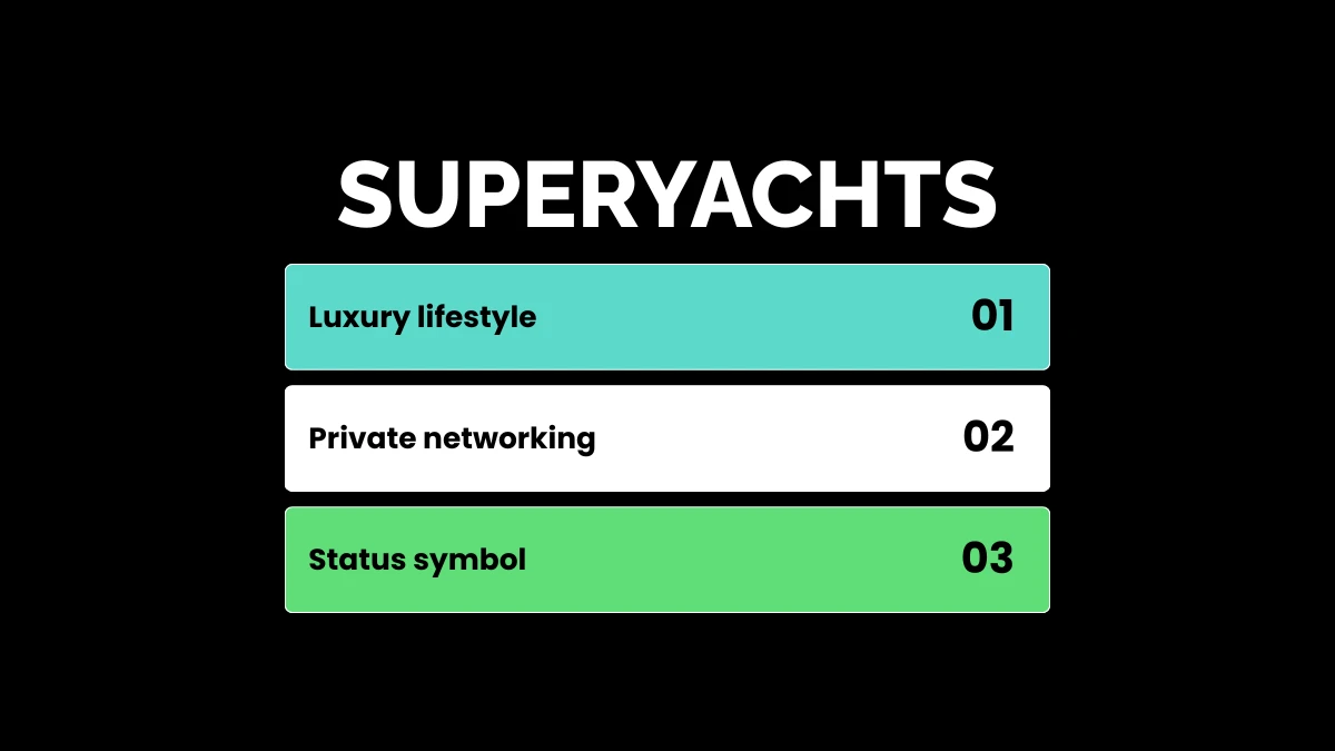 15. Superyachts