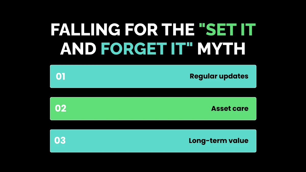 weirdwealth.io | WeirdWealth Passive Income Guide: Build Multiple Income Streams With Digital Assets Falling for the "Set it and Forget It" Myth
