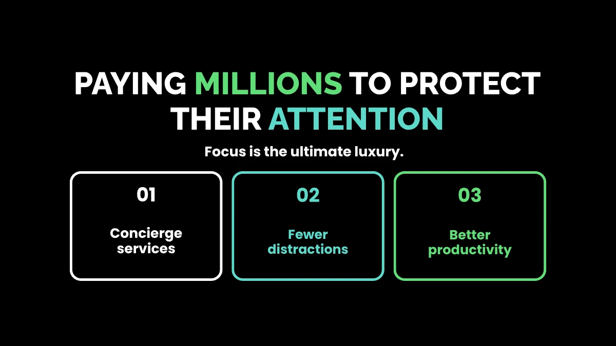 weirdwealth.io | 10 Weird Ways Millionaires Spend Their Money in 2026 10. Paying Millions to Protect Their Attention