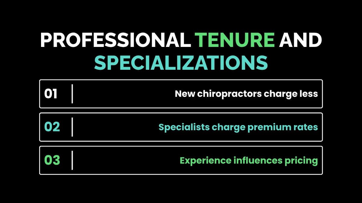 weirdwealth.io | How Much Does a Chiropractor Cost in 2026? Professional Tenure and Specializations
