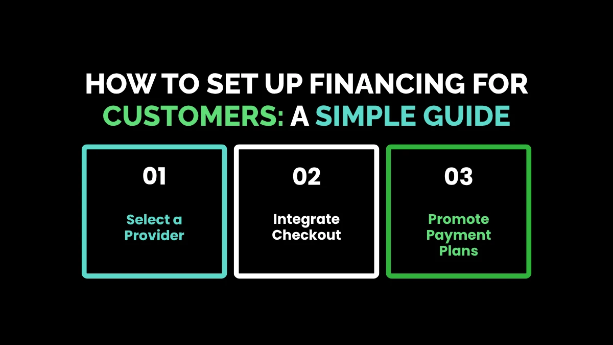 weirdwealth.io | Customer Financing Solutions: 15+ Options Businesses Can Offer Their Customers How to Set Up Financing for Customers: A Simple Guide