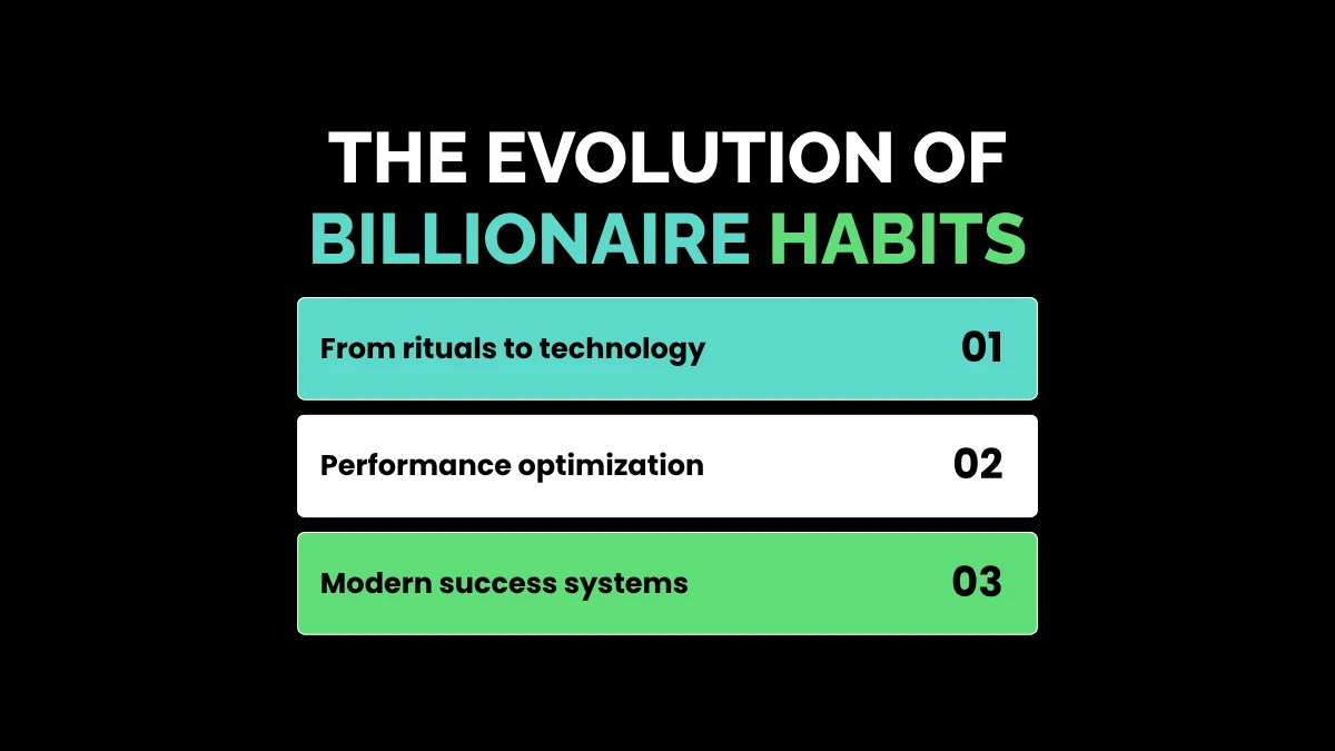 5. The Evolution of Billionaire Habits