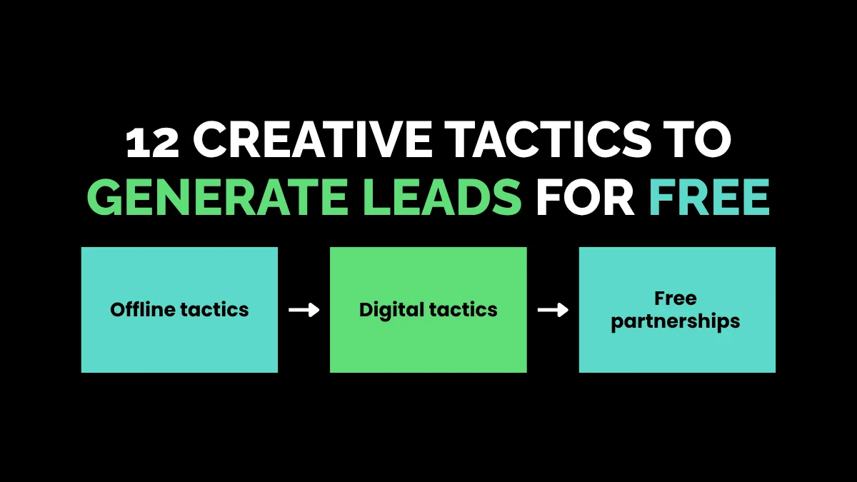 12 Creative Tactics to Generate Leads for Free
