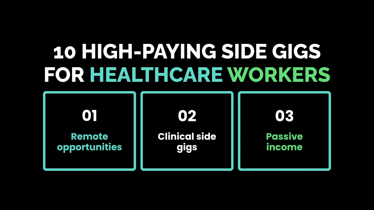 weirdwealth.io | 10 Nurses and Healthcare Workers With Profitable Side Hustles 10 High-Paying Side Gigs for Healthcare Workers