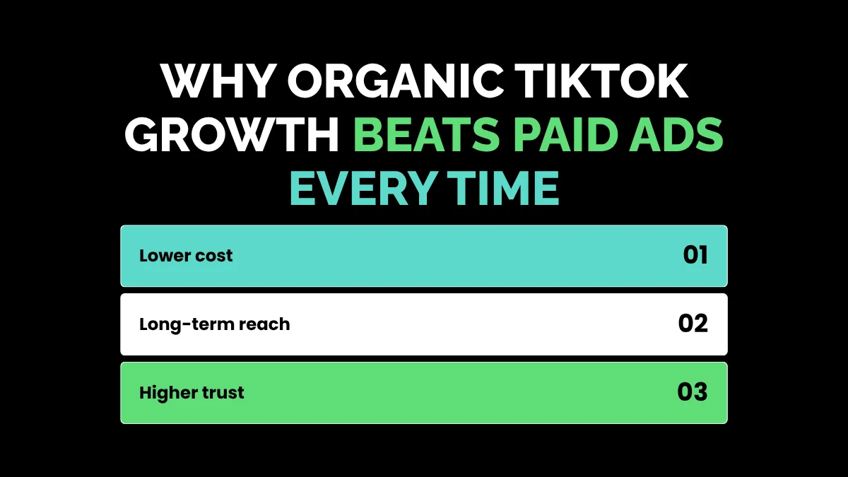 weirdwealth.io | 8 TikTok Growth Hacks for Businesses With No Budget Why Organic TikTok Growth Beats Paid Ads Every Time