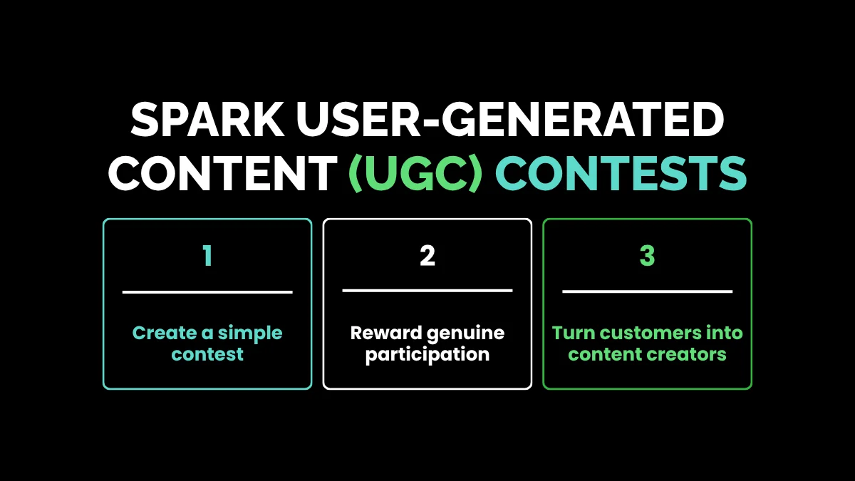 weirdwealth.io | 10 Viral Growth Hacks for New Online Business Owners 3. Spark User-Generated Content (UGC) Contests