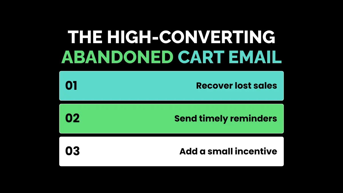 weirdwealth.io | 15 Email Marketing Examples That Increase Opens, Clicks, and Sales 2. The High-Converting Abandoned Cart Email