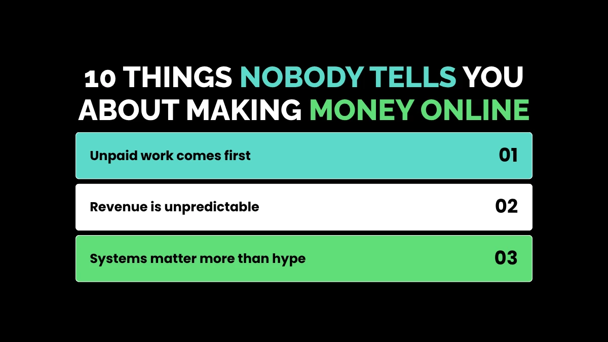 weirdwealth.io | 10 Things Nobody Tells You About Making Money Online 10 Things Nobody Tells You About Making Money Online