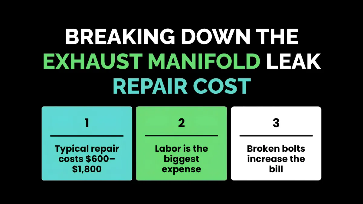 weirdwealth.io | Exhaust Leak Repair Cost in 2026: The Complete Price Guide Breaking Down the Exhaust Manifold Leak Repair Cost