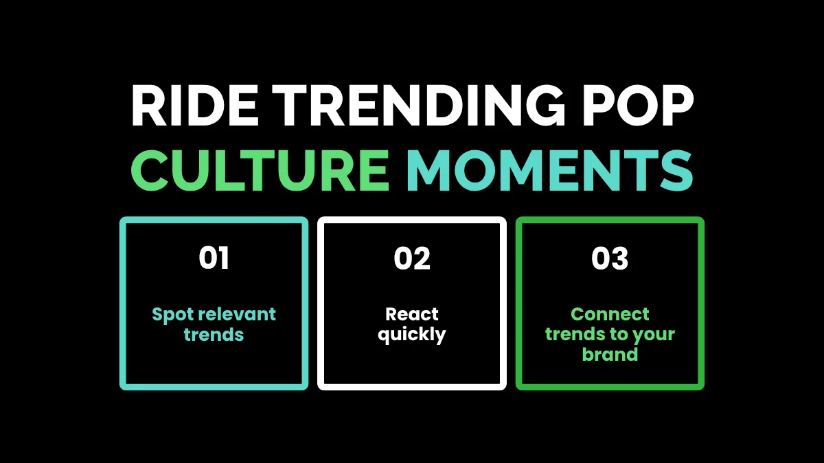 weirdwealth.io | 10 Viral Growth Hacks for New Online Business Owners 6. Ride Trending Pop Culture Moments