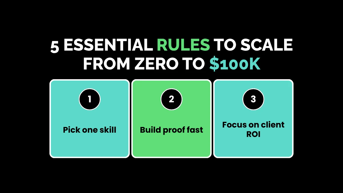 weirdwealth.io | Broke to 100k One Online Skill: 15 Inspiring Stories 5 Essential Rules to Scale From Zero to $100K
