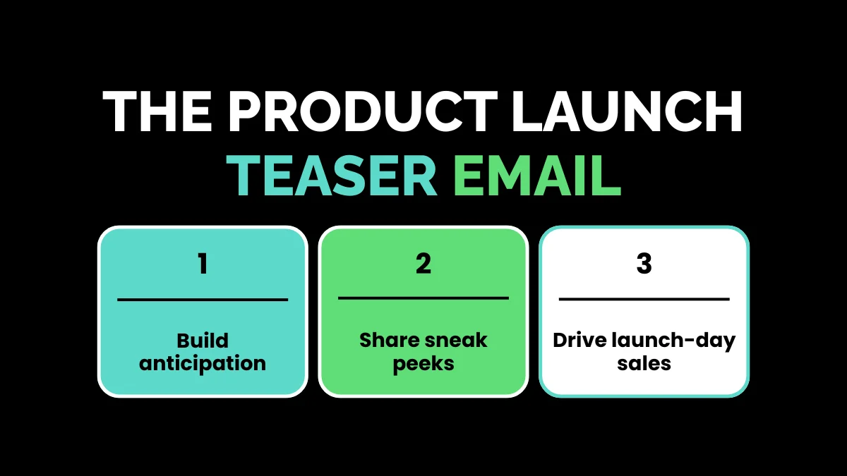 weirdwealth.io | 15 Email Marketing Examples That Increase Opens, Clicks, and Sales 8. The Product Launch Teaser Email