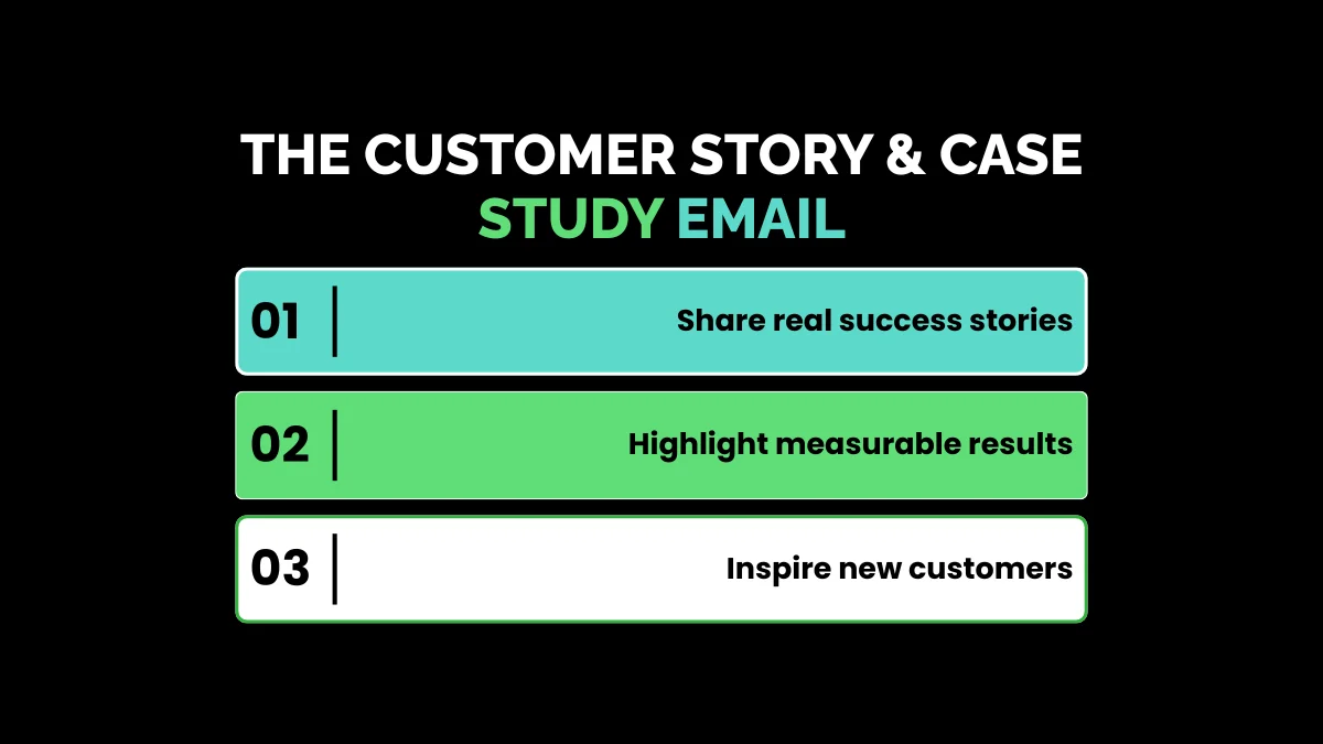 weirdwealth.io | 15 Email Marketing Examples That Increase Opens, Clicks, and Sales 11. The Customer Story & Case Study Email