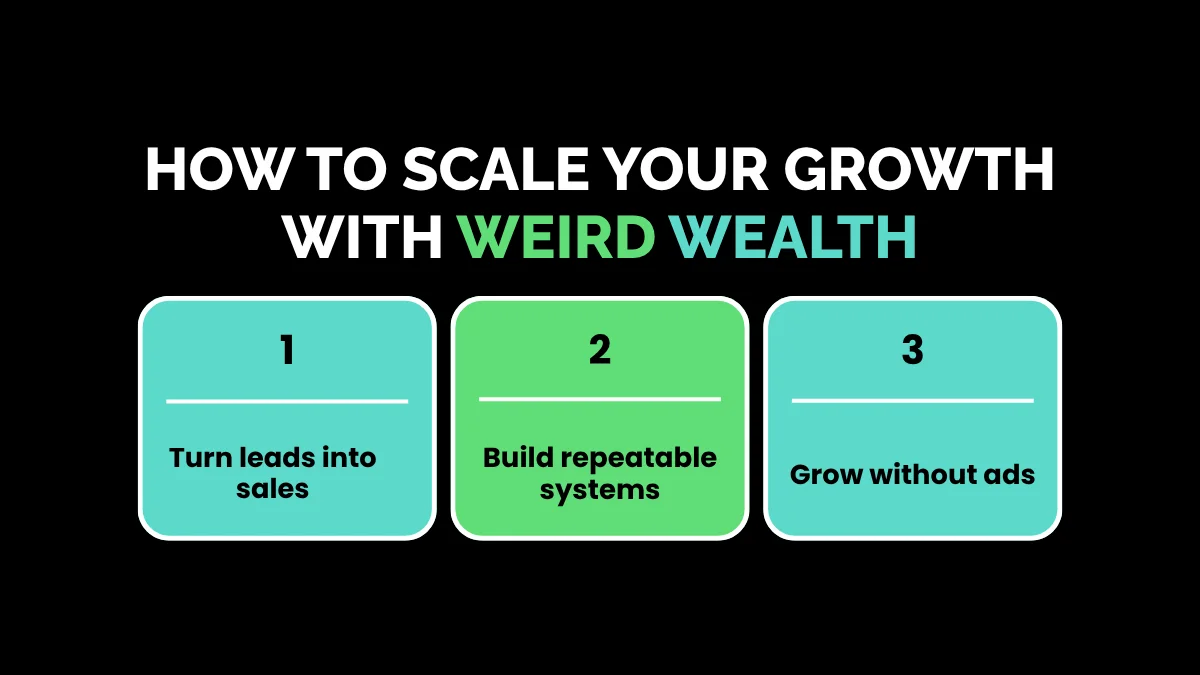 How to Scale Your Growth with Weird Wealth