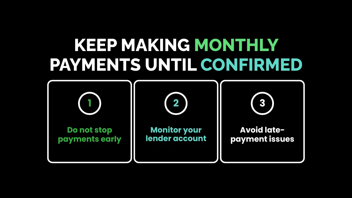 weirdwealth.io | Trade In a Financed Car: 15+ Tips for Handling an Existing Auto Loan 12. Keep Making Monthly Payments Until Confirmed