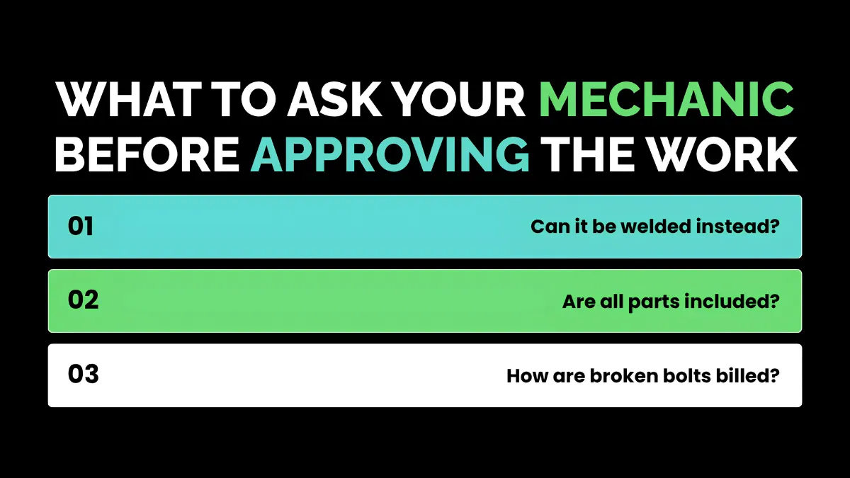 weirdwealth.io | Exhaust Leak Repair Cost in 2026: The Complete Price Guide What to Ask Your Mechanic Before Approving the Work