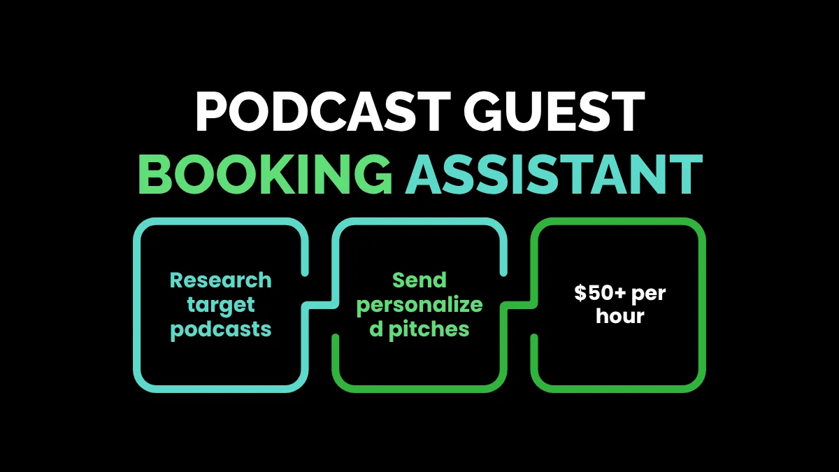weirdwealth.io | 10 Odd Virtual Assistant Niches Charging $50+ Per Hour 2. Podcast Guest Booking Assistant