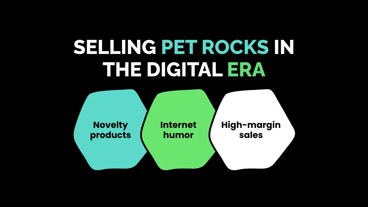 weirdwealth.io | 15 Weird Success Stories: How Regular People Built Wealth Online 3. Selling Pet Rocks in the Digital Era