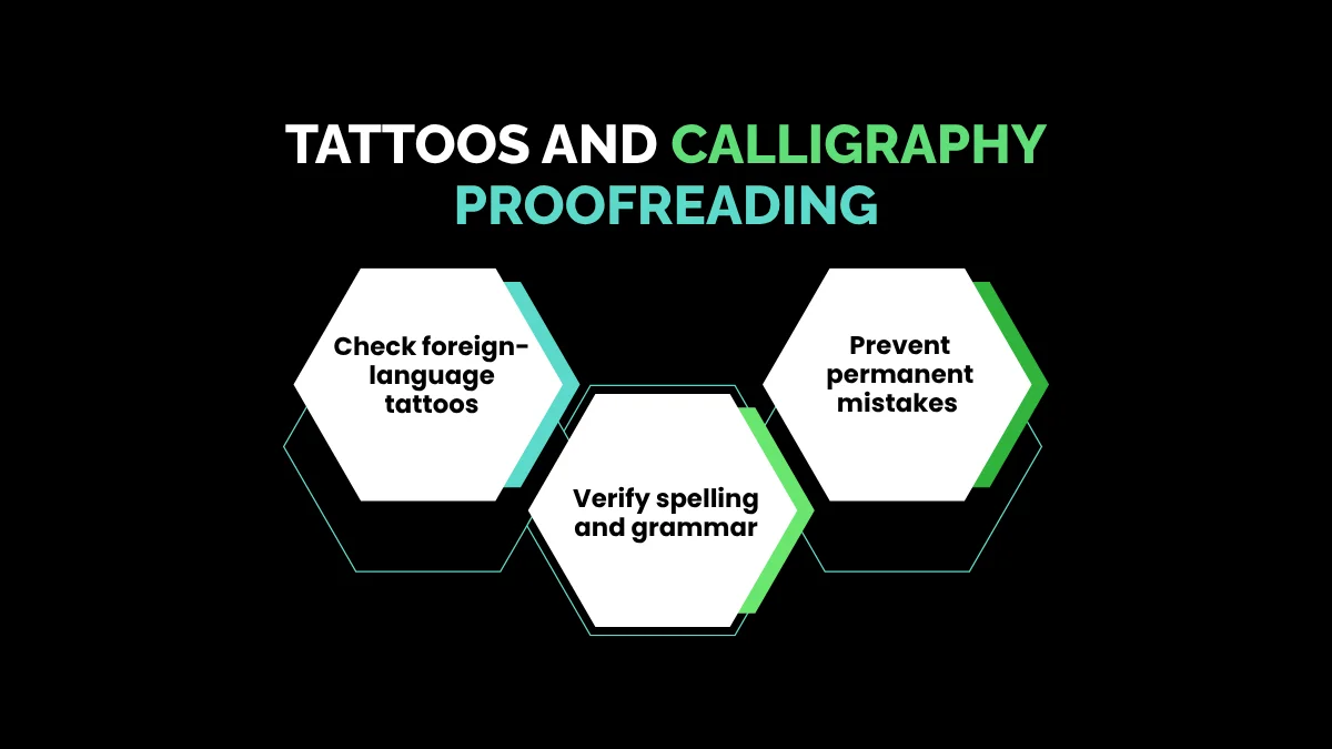 weirdwealth.io | 8 Weird Language Services People Pay Premium For 5. Tattoos and Calligraphy Proofreading