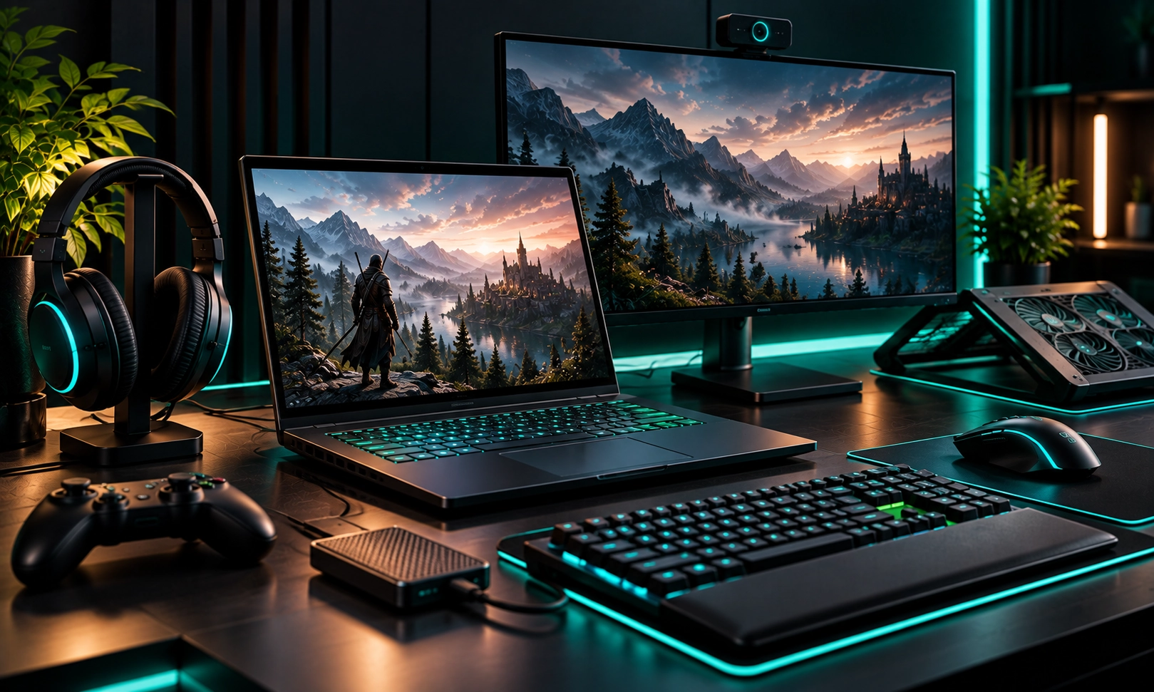 What does the customer buy after the laptop?