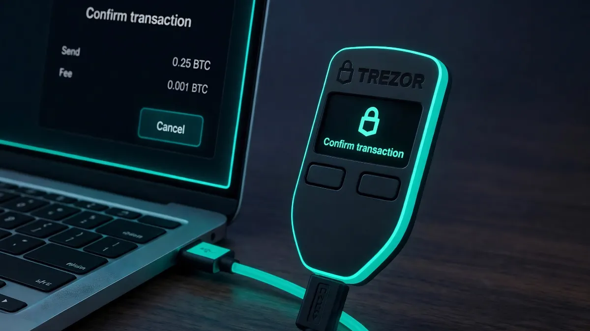 weirdwealth.io | Hardware Crypto Wallets: How They Work, What to Compare, and How to Choose One Hardware wallet protecting cryptocurrency private keys