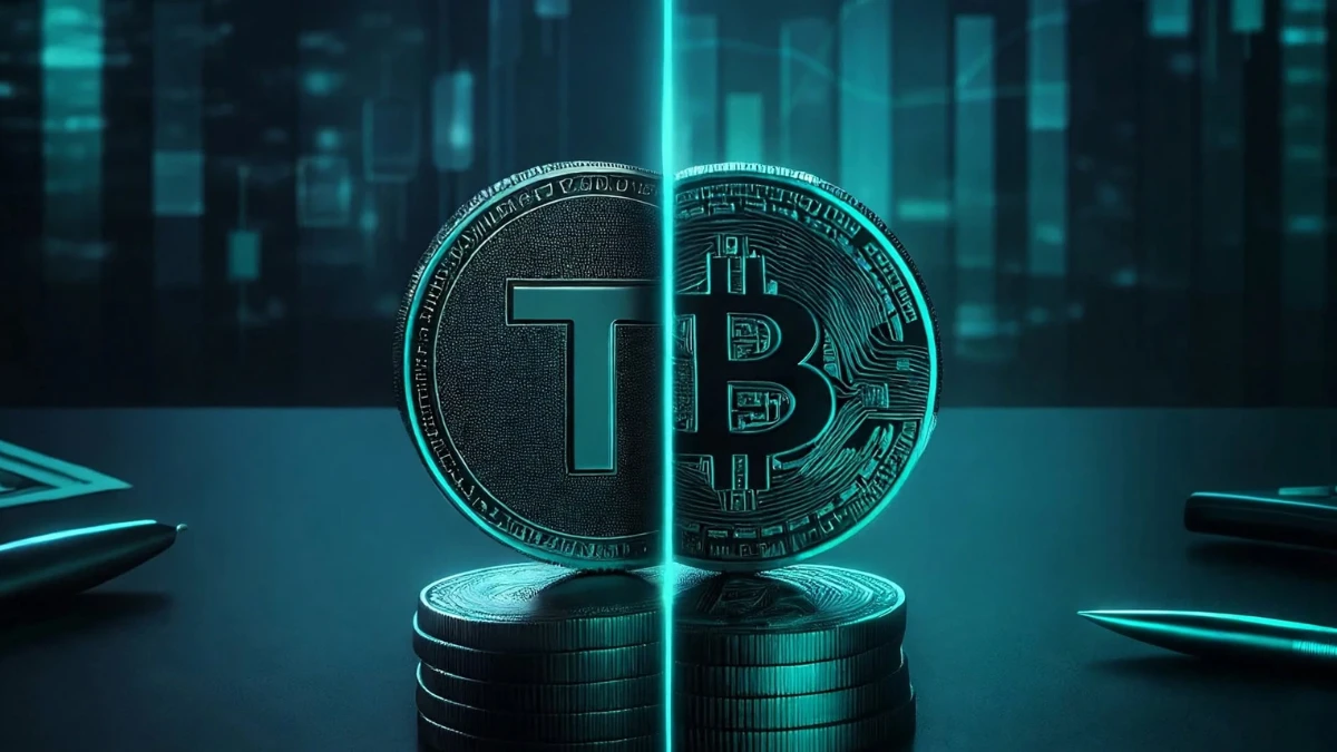 weirdwealth.io | Stablecoins Explained: USDC vs. USDT and the Risks USDC and USDT stablecoins compared side by side.