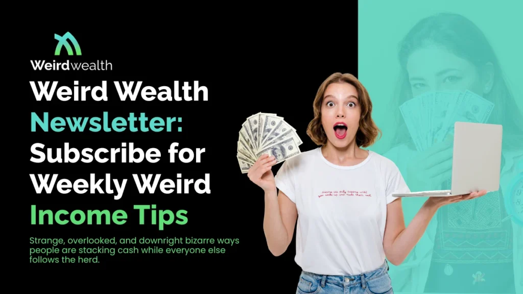 weirdwealth.io | Weird Wealth Newsletter: Subscribe for Weekly Weird Income Tips