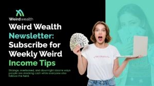 Weird Wealth Newsletter Subscribe for Weekly Weird Income Tips