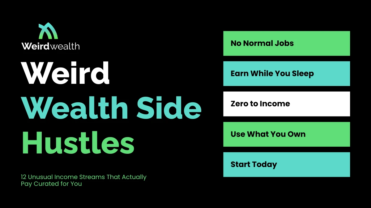 Weird Wealth Side Hustles